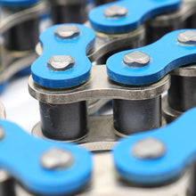 Load image into Gallery viewer, EK CHAINS 420 HD BLUE 136 LINK MX CHAIN