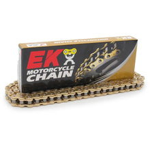 Load image into Gallery viewer, EK CHAINS 420 HD GOLD 136 LINK RACE CHAIN