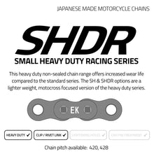 Load image into Gallery viewer, EK CHAINS 420 HD GOLD 136 LINK RACE CHAIN