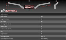 Load image into Gallery viewer, RENTHAL - 7/8" HANDLE BAR HONDA GROM/MXS125