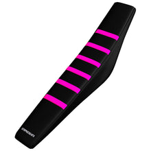Load image into Gallery viewer, STRIKE SEATS - GRIPPER RIBBED SEAT COVER - CRF110/CRF125 19-26 (PNK/BLK/BLK)