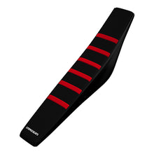 Load image into Gallery viewer, STRIKE SEATS - GRIPPER RIBBED SEAT COVER - KLX110 02-26 (RED/BLK/BLK)
