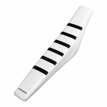 Load image into Gallery viewer, STRIKE SEATS - GRIPPER RIBBED SEAT COVER - CRF110/CRF125 19-26 (BLK/WHT/WHT)
