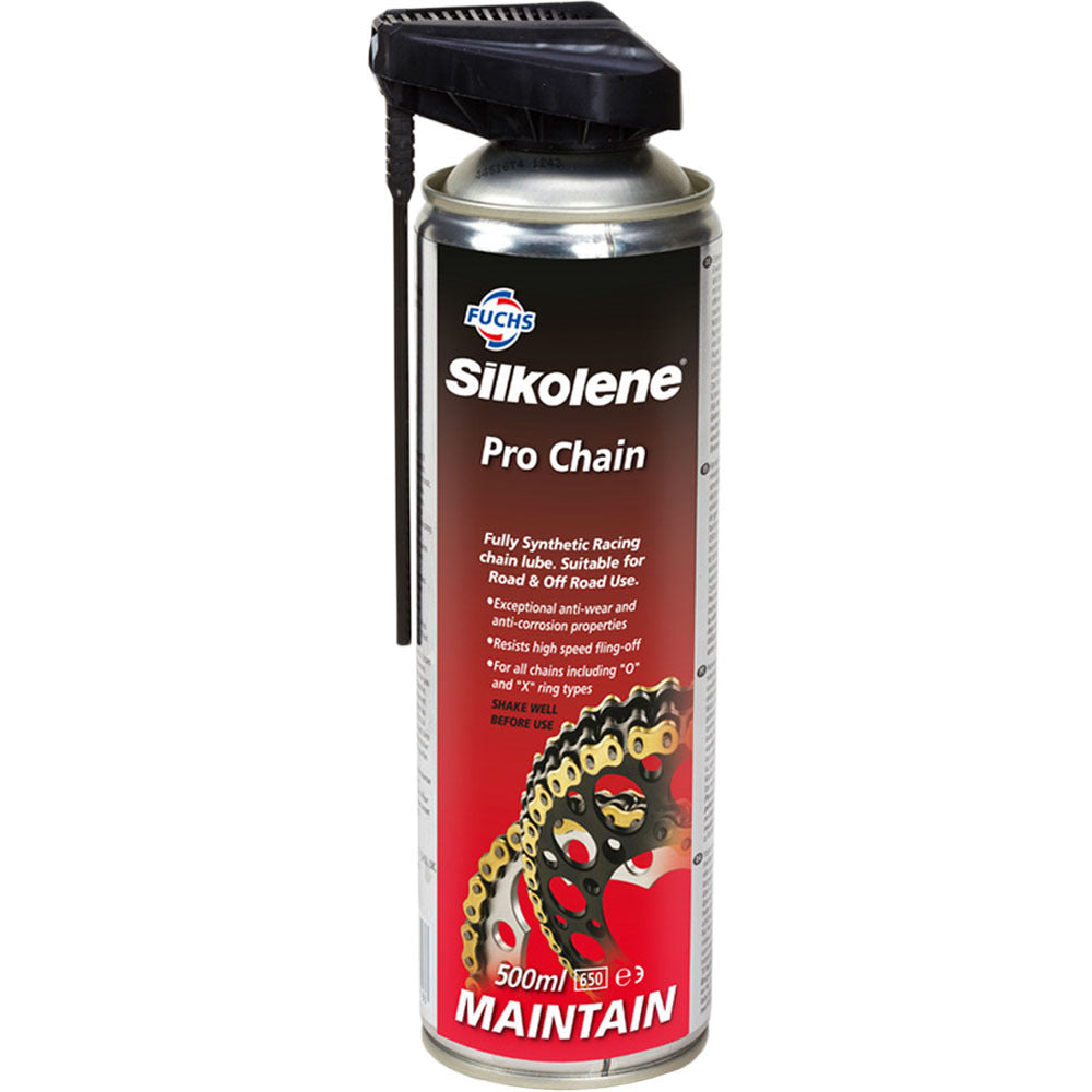 FUCHS SILKOLENE - PRO CHAIN FULL SYNTHETIC CHAIN SPRAY 500ML