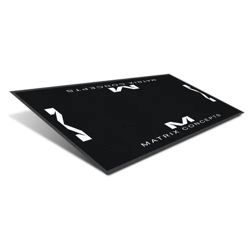 MATRIX M20 CARPETED MAT 2' X 4' BLACK/WHITE