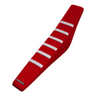 STRIKE SEATS - GRIPPER RIBBED SEAT COVER - CRF110/CRF125 19-26 (WHT/RED/RED)