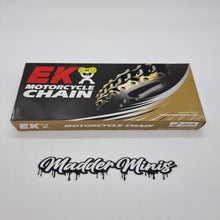 Load image into Gallery viewer, EK CHAINS 420 HD GOLD MX CHAIN 136L
