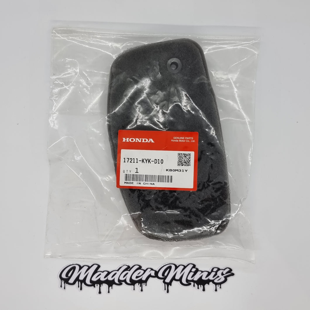 HONDA GENUINE - OEM AIR FILTER (CRF110 EFI 2019 - CURRENT)