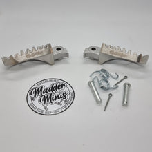 Load image into Gallery viewer, MADDER MINIS - STEEL FOOTPEGS - CRF110/125
