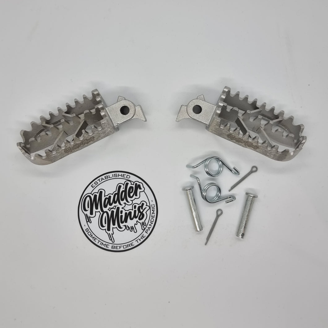 MADDER MINIS - STEEL FOOTPEGS - CRF110/125