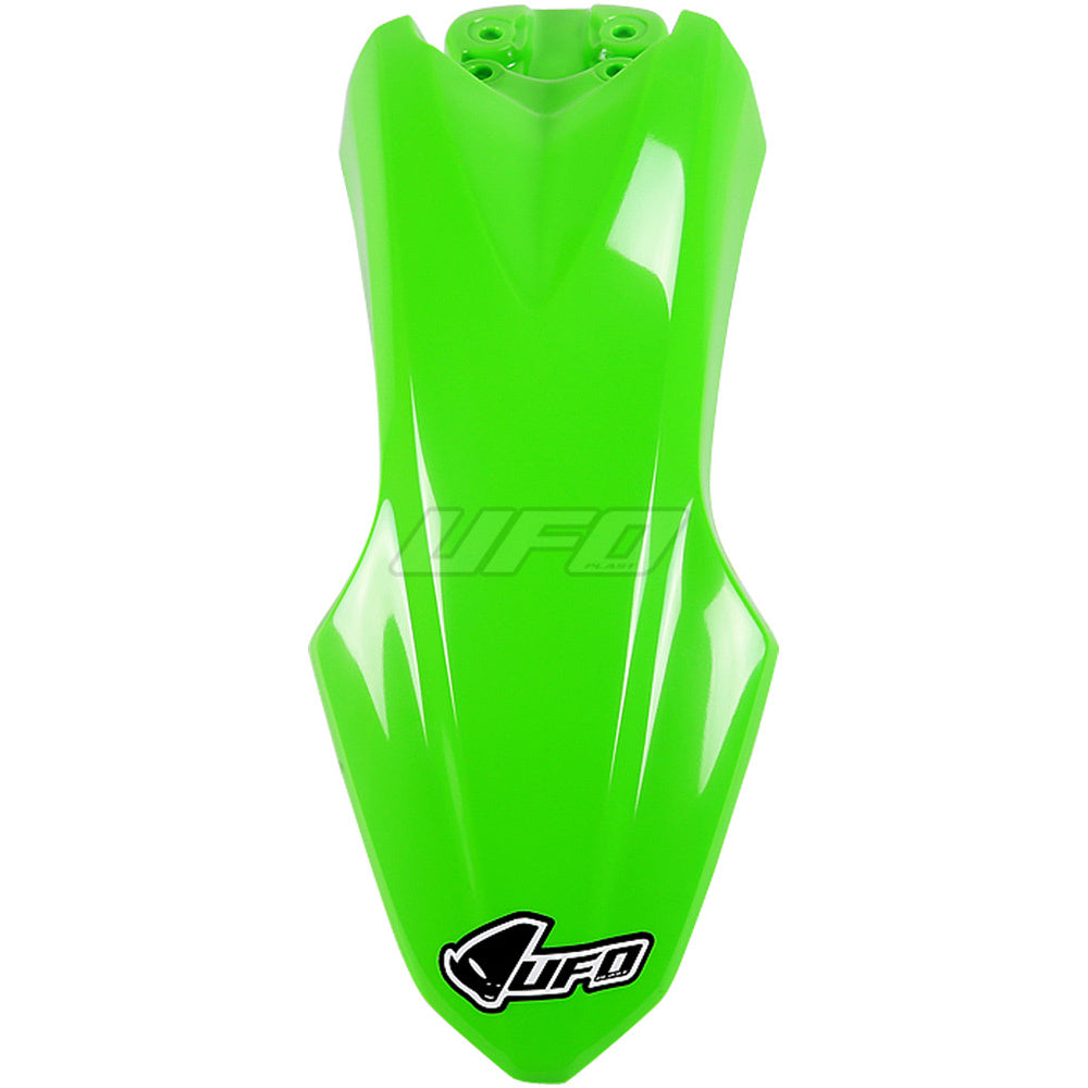 UFO - KLX110 10-24 GREEN FRONT FENDER