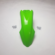 Load image into Gallery viewer, KAWASAKI GENUINE - OEM GREEN FRONT FENDER - KLX110
